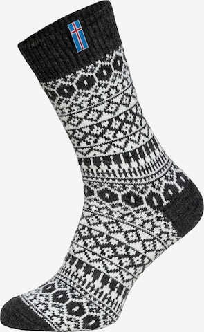 HomeOfSocks Socks 'HOS602' in Grey: front
