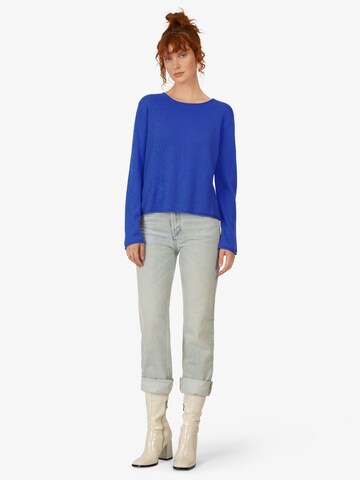 Rainbow Cashmere Sweater in Blue