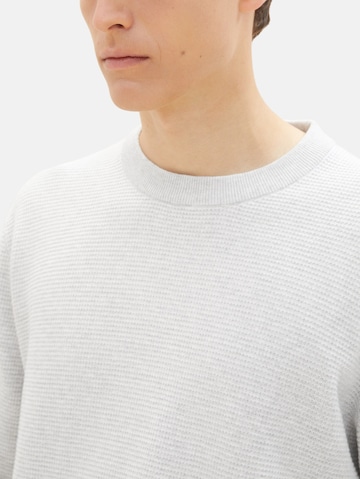 TOM TAILOR DENIM Sweater in Grey