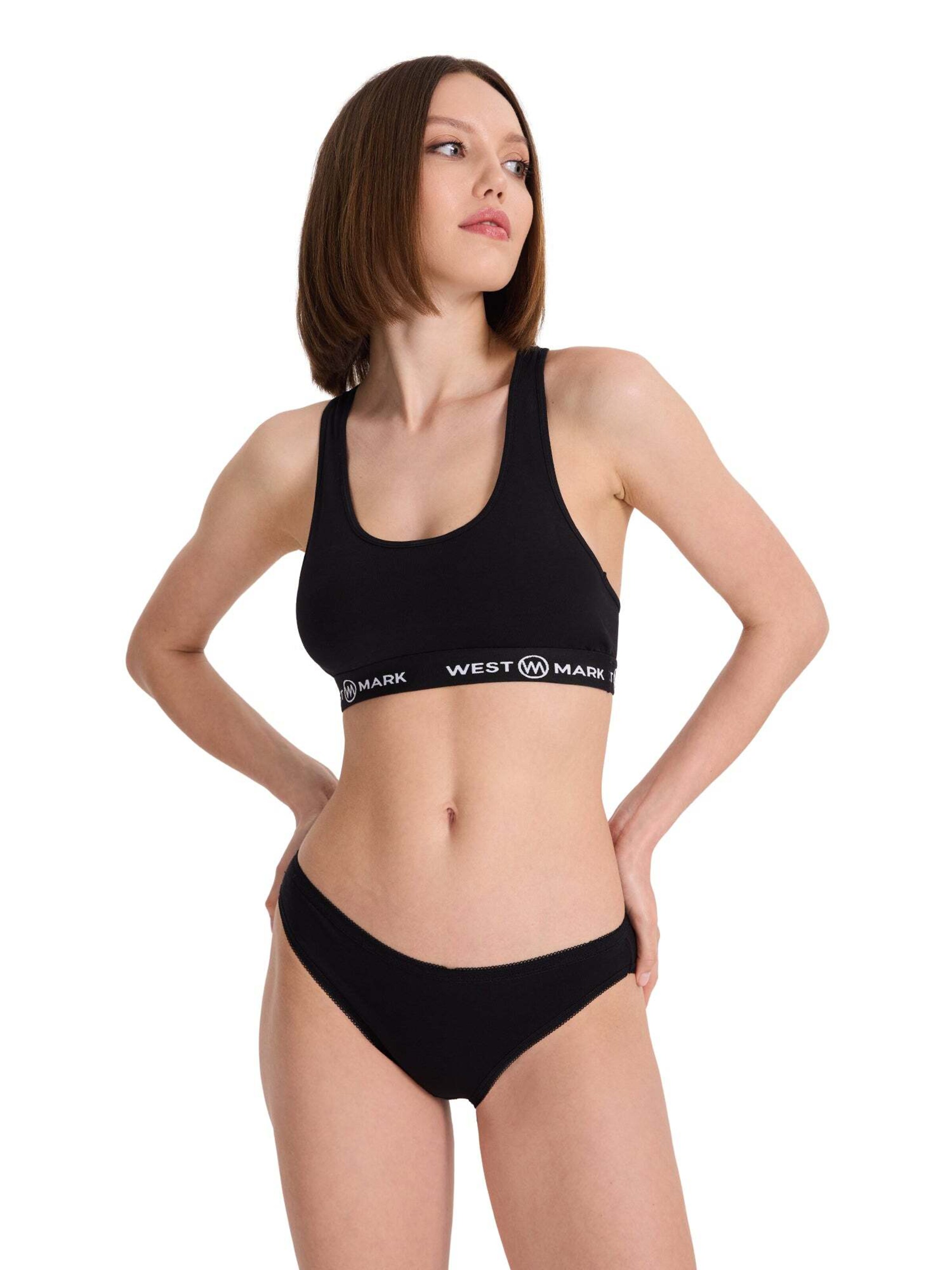 WESTMARK LONDON Panty 'OLIVIA' in Black: front