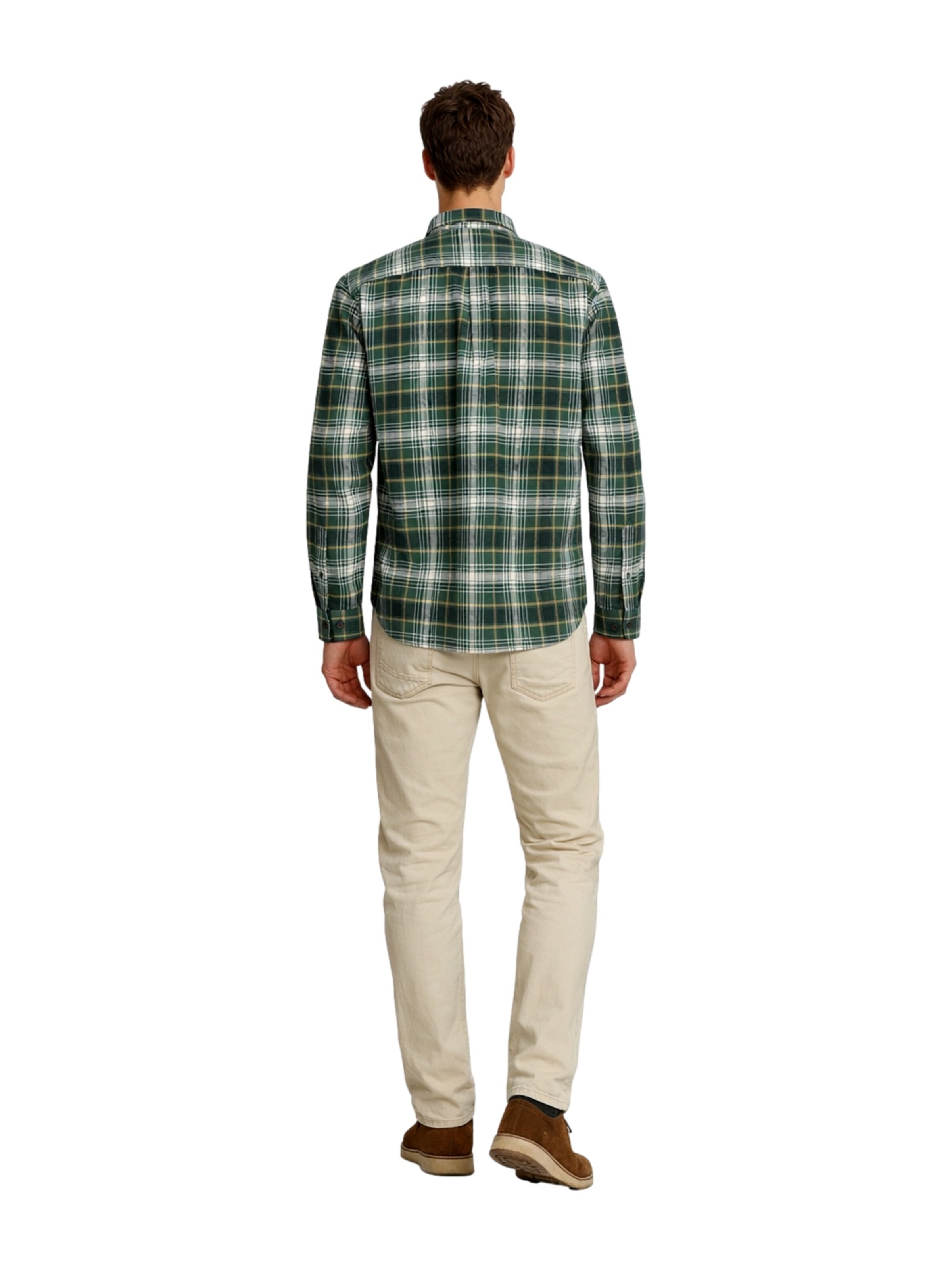 JACK & JONES Regular fit Overhemd 'JPRBluharvey' in Groen