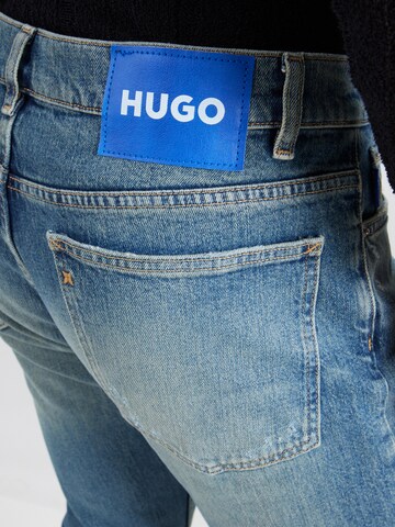 regular Jeans 'Ash' di HUGO in blu