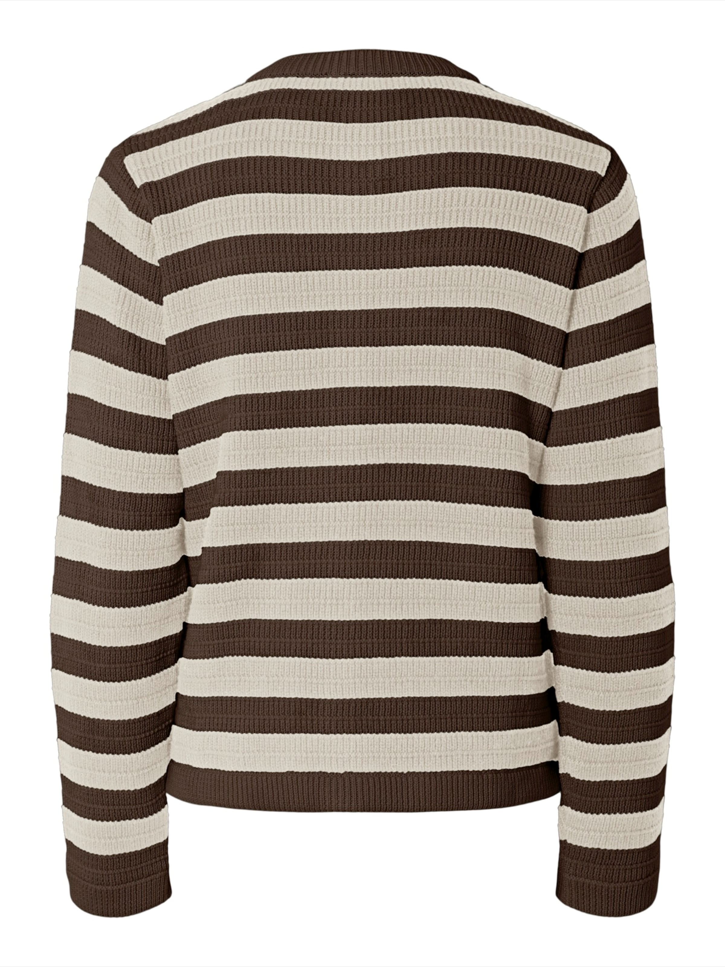 YAS Knit Cardigan 'YASSIRONI' in Brown