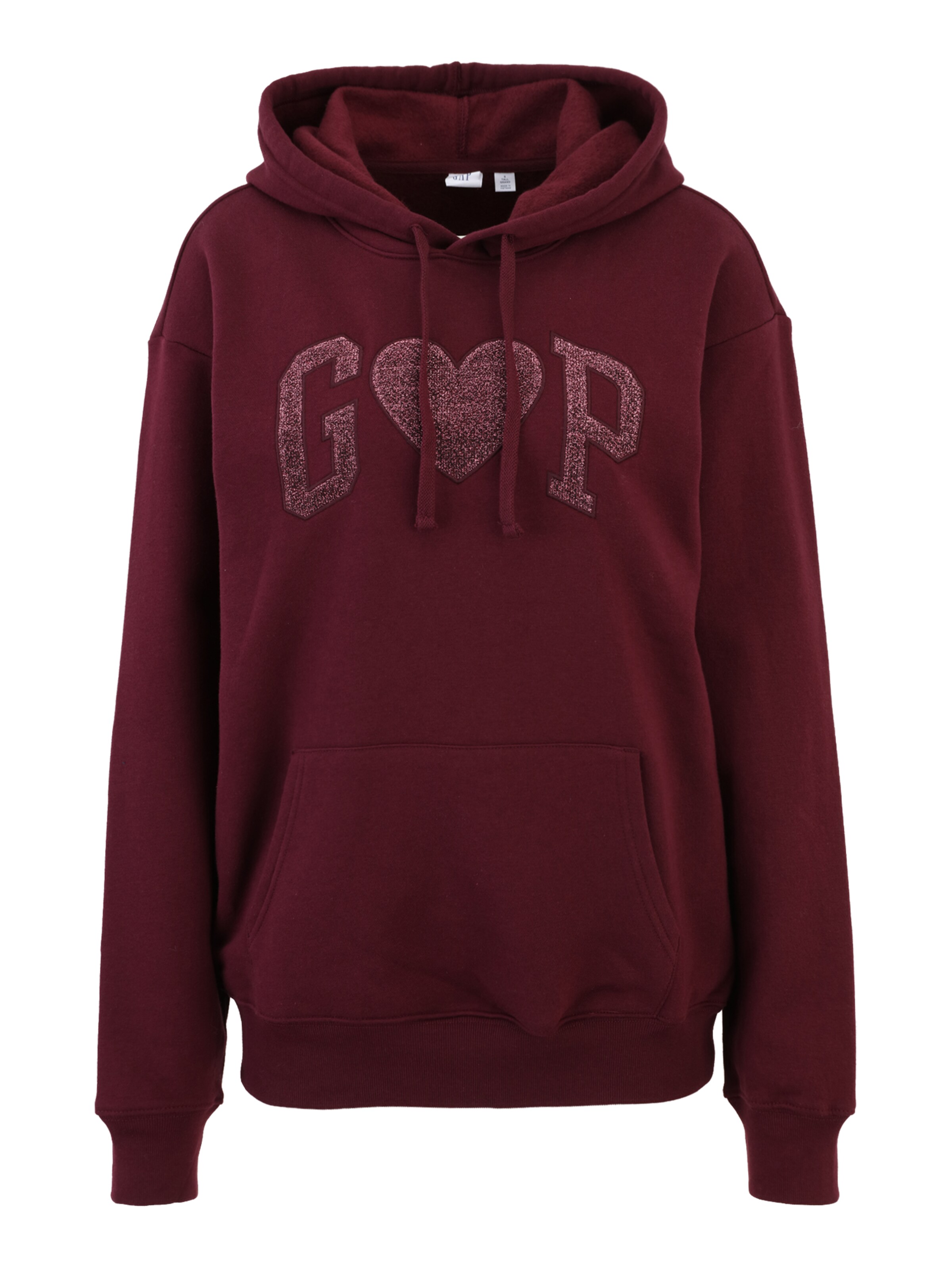 Gap Tall Sweatshirt 'HERITAGE' in de kleur Merlot / Pastelrood, Productweergave