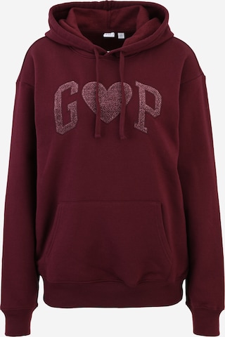 Gap Tall Свитшот 'HERITAGE' в Красный: спереди