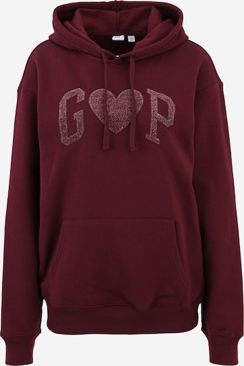 Gap Tall Sweater majica 'HERITAGE' u merlot / pastelno crvena, Pregled proizvoda