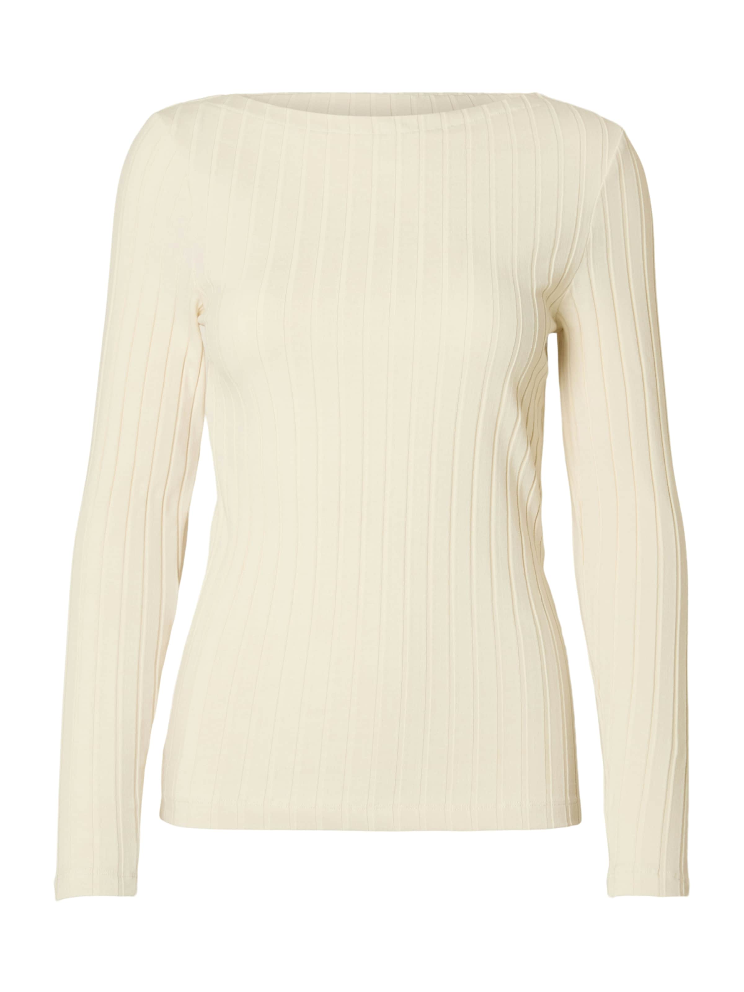 SELECTED Camiseta 'SLFSIGNE' en crema, Vista del producto