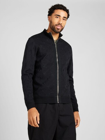 JOOP! Sweatvest 'Tilko' in Zwart: voorkant