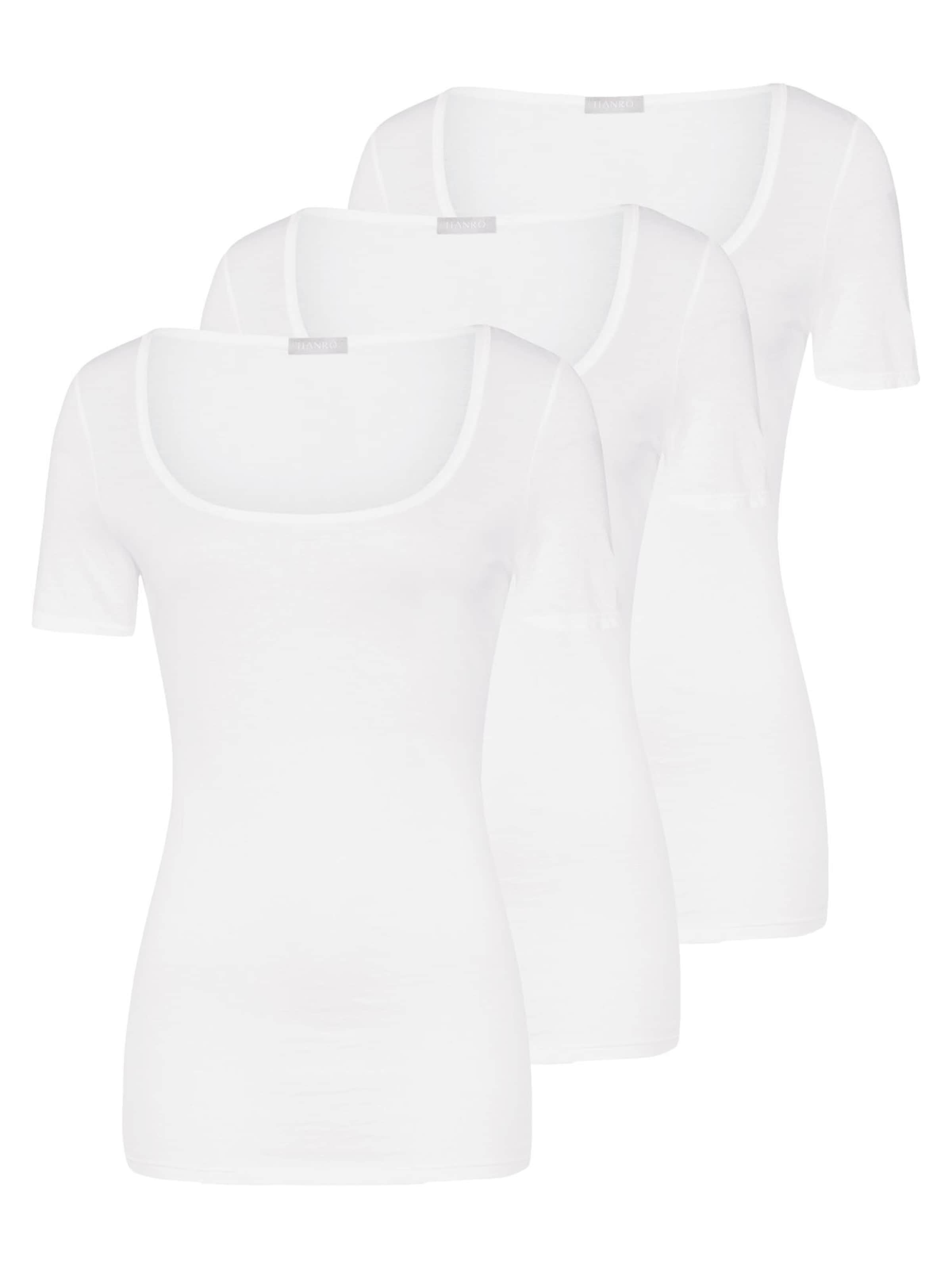 Hanro Unterhemd 'Ultralight'‌‌‌‌‌‌‌‌‌‌ in Weiß: Vorderseite