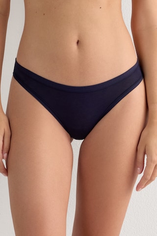 INTIMISSIMI Thong in Blue: front