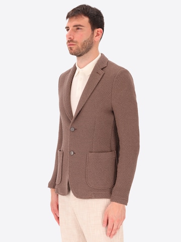 Coupe regular Veste de costume Distretto12 en marron