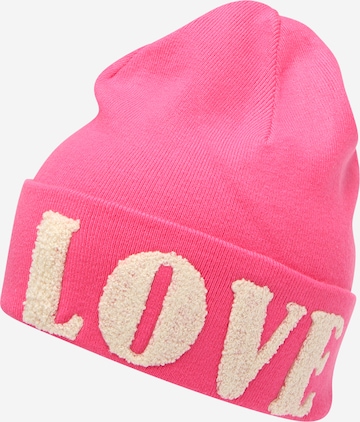 Frogbox Müts 'LOVE', värv roosa: eest vaates
