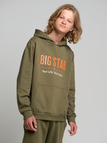 BIG STAR Sweatshirt in Grün