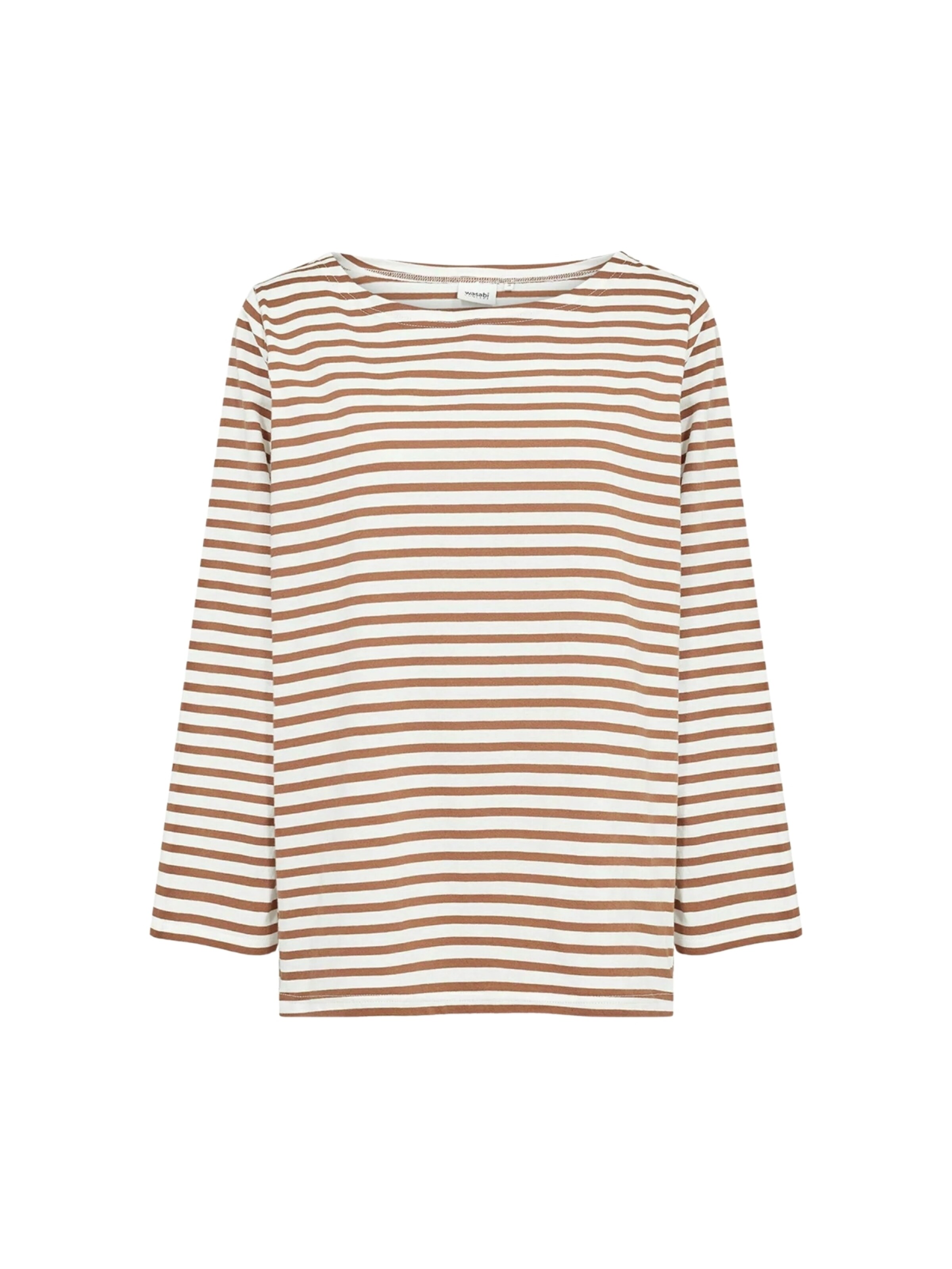 Wasabi Concept Top ' WA-CELESTE 2 ' in Bruin: voorkant