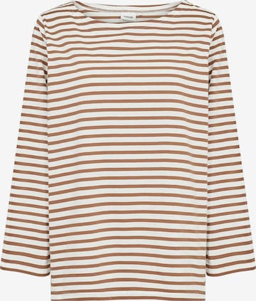 Wasabi Concept T-shirt ' WA-CELESTE 2 ' in Braun: Vorderseite