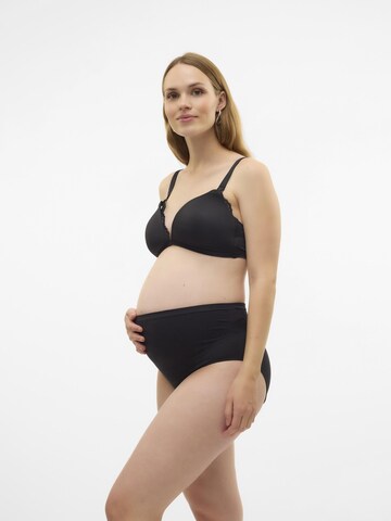 T-shirt Reggiseno di MAMALICIOUS in nero