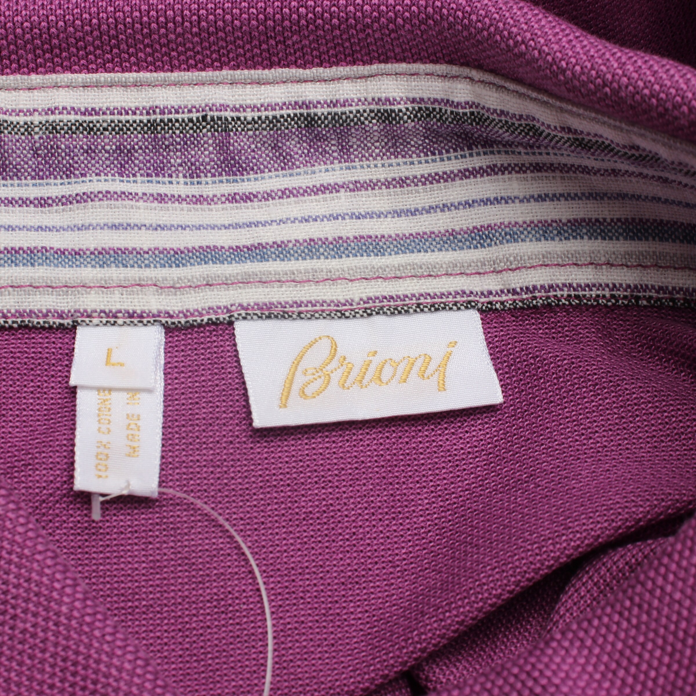 Brioni Shirt in L in Purple