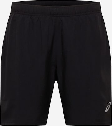 ASICS Regular Спортен панталон 'Core' в черно: отпред