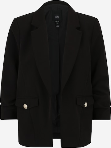 River Island Petite Blazer in Black: front