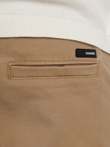 CHASIN' Slimfit Hose 'Stone.L Dry' in Braun