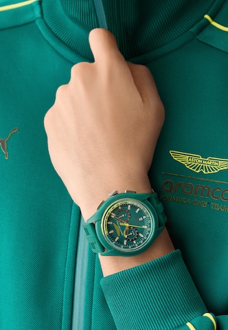 Aston Martin Analog watch ' BLC ' in Green: front