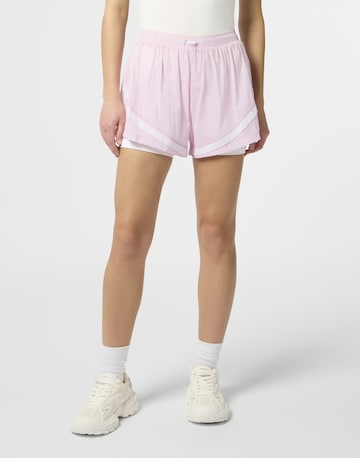 regular Pantaloni sportivi di Plein Sport in rosa: frontale