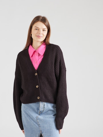 QS Cardigan i sort: forside