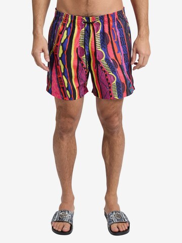 Carlo Colucci Board Shorts ' DeLuca ' in Mixed colors: front