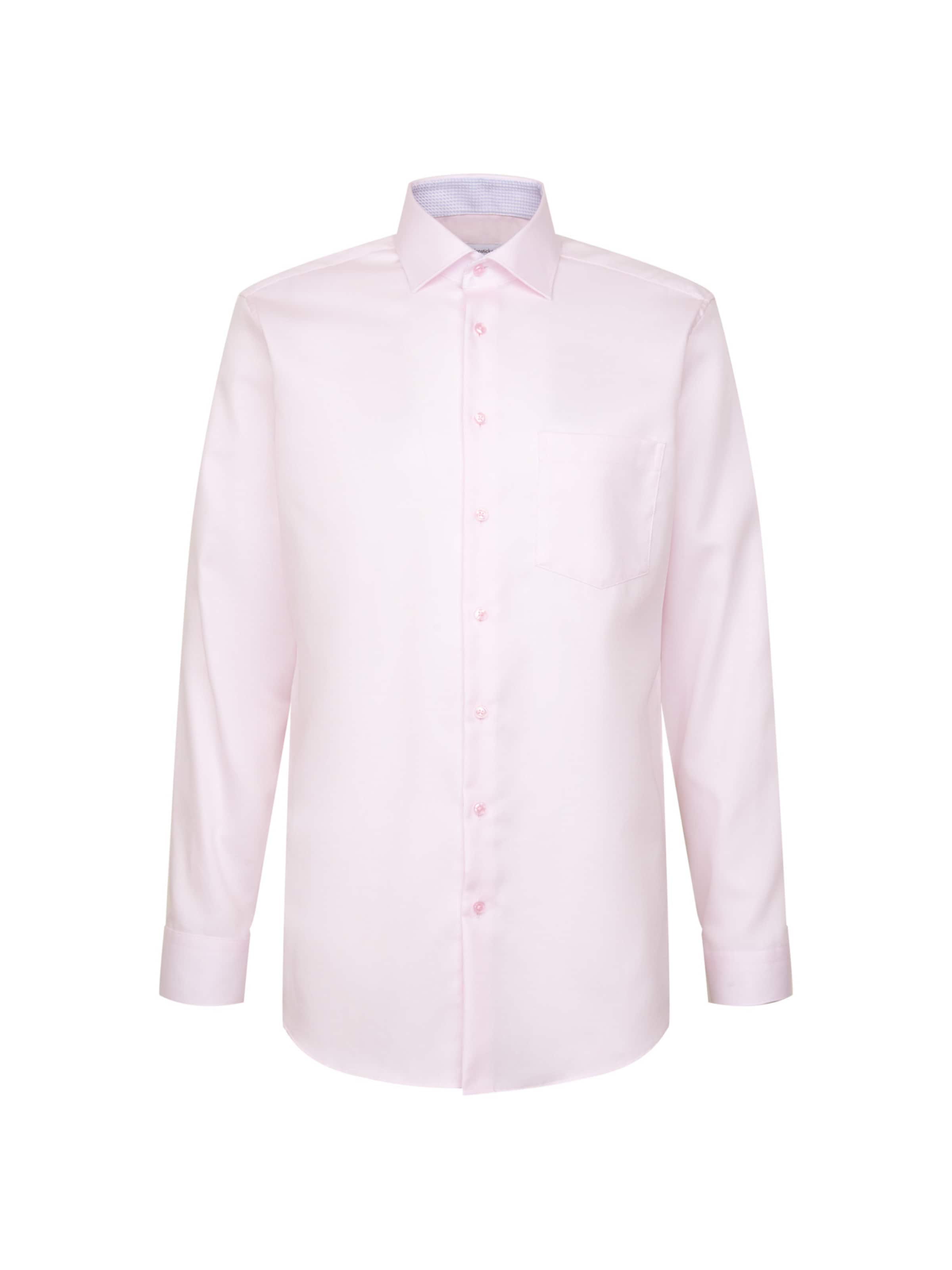 Chemise business 'Schwarze Rose' SEIDENSTICKER en rose : devant