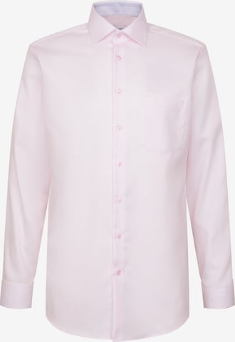 Chemise business 'Schwarze Rose' SEIDENSTICKER en rose : devant