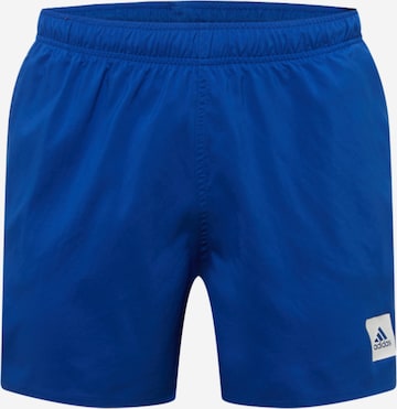 ADIDAS PERFORMANCE Sports swimming trunks in Blue: front