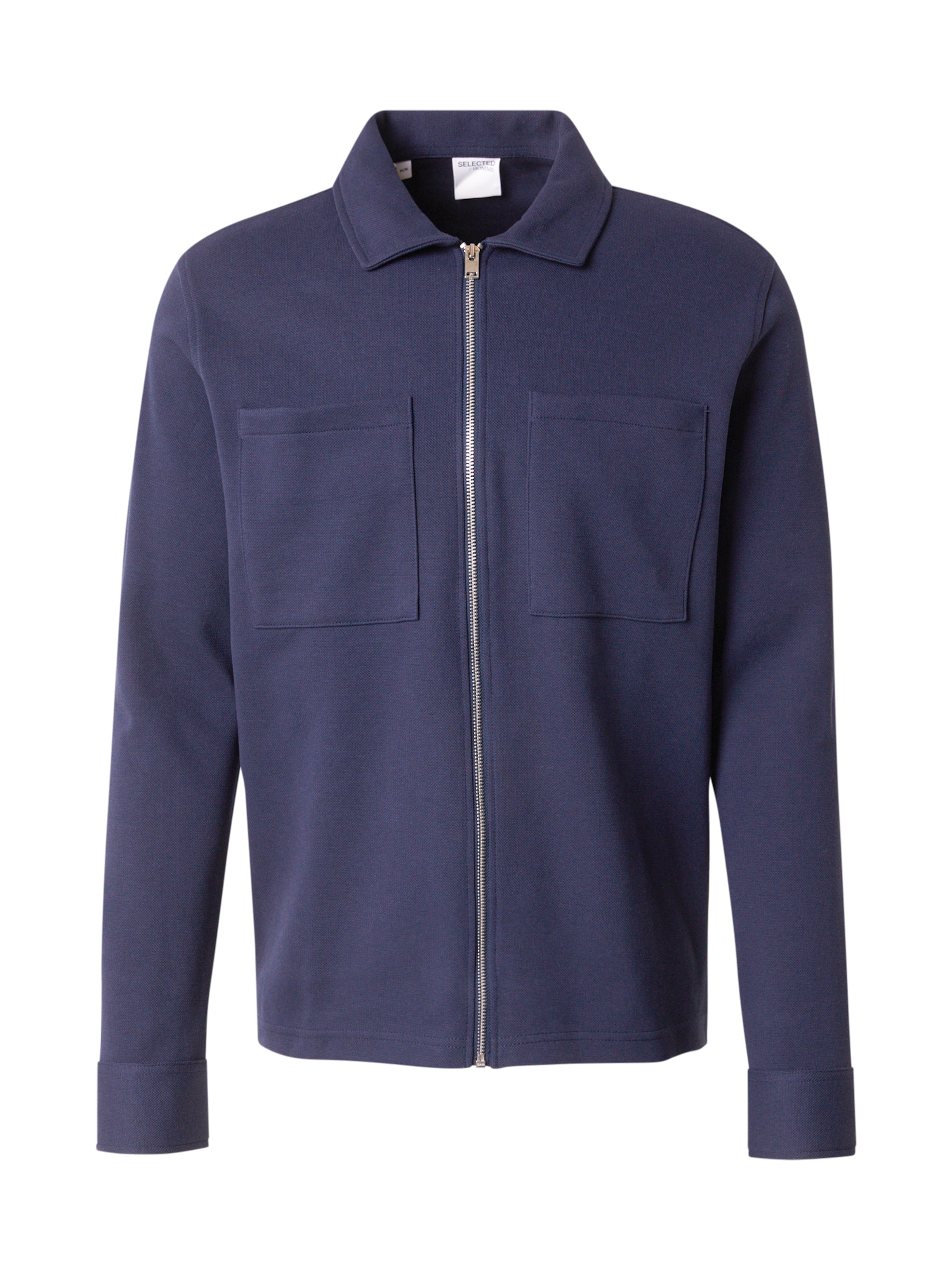 SELECTED Sweatjacke 'SLHJackie' in Blau: Vorderseite