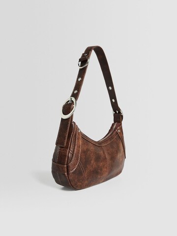 Sac bandoulière Bershka en marron