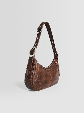Bershka Shoulder bag in Brown