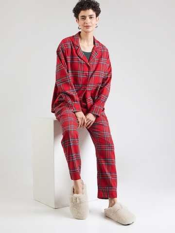 Hunkemöller Тениска за спане в червено