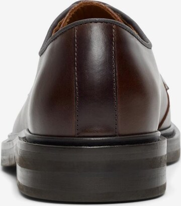 SELECTED HOMME Lace-Up Shoes 'Carter' in Brown