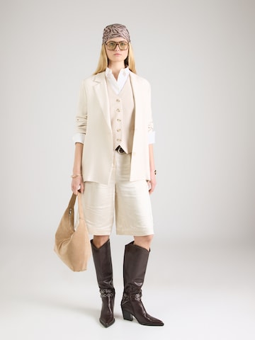 Gilet de costume QS en beige