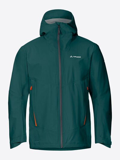 VAUDE Outdoorjas 'Croz' in de kleur Groen / Wit, Productweergave