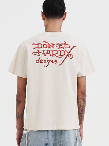 Ed Hardy Shirt '97 Eagle' in Beige