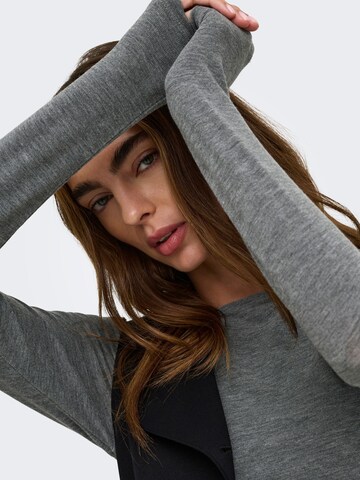 ONLY Shirt 'ONLGlamour' in Grau