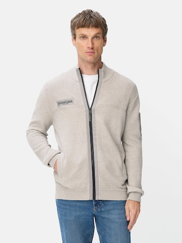 CAMEL ACTIVE Strickjacke in Grau: Vorderseite