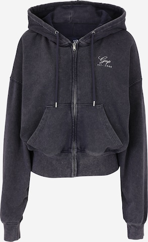 Gap Tall Tepláková bunda - Modrá: predná strana