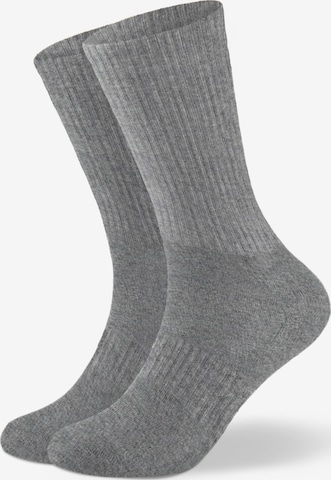 Von Jungfeld Socks 'CASUAL CLASSIC' in Grey: front