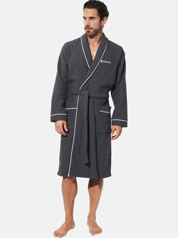 BABISTA Bathrobe long 'Caravon' in Grey: front