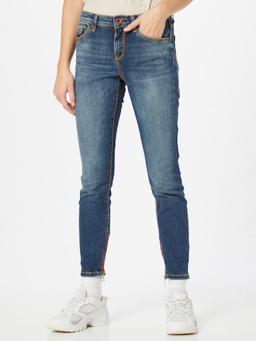 Slimfit Jeans 'MI:RA' de la Soccx pe albastru: față