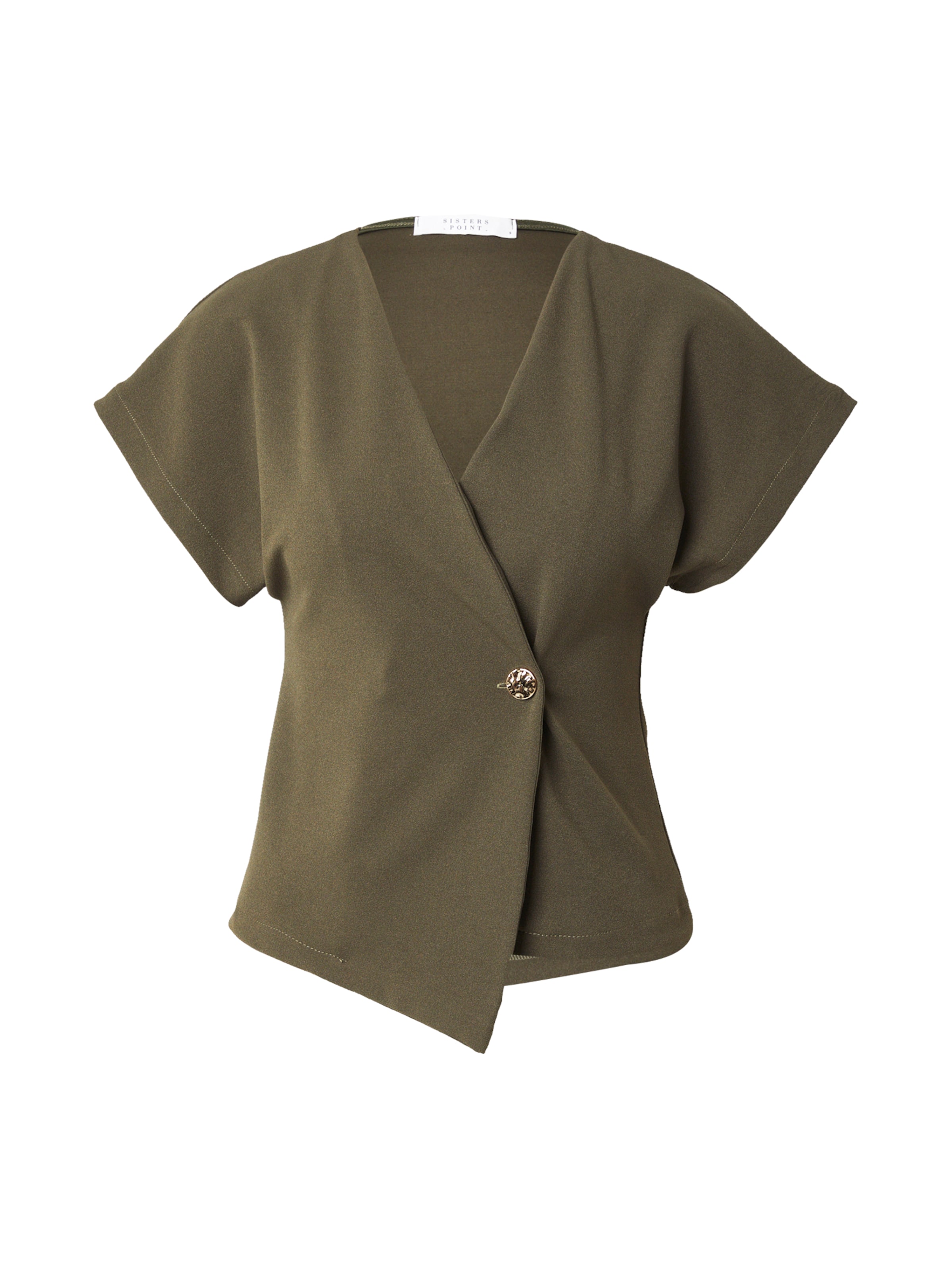 SISTERS POINT Bluse 'GEVELA' i brun: forside