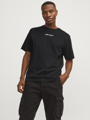 T-Shirt 'Stagger' JACK & JONES en noir : devant