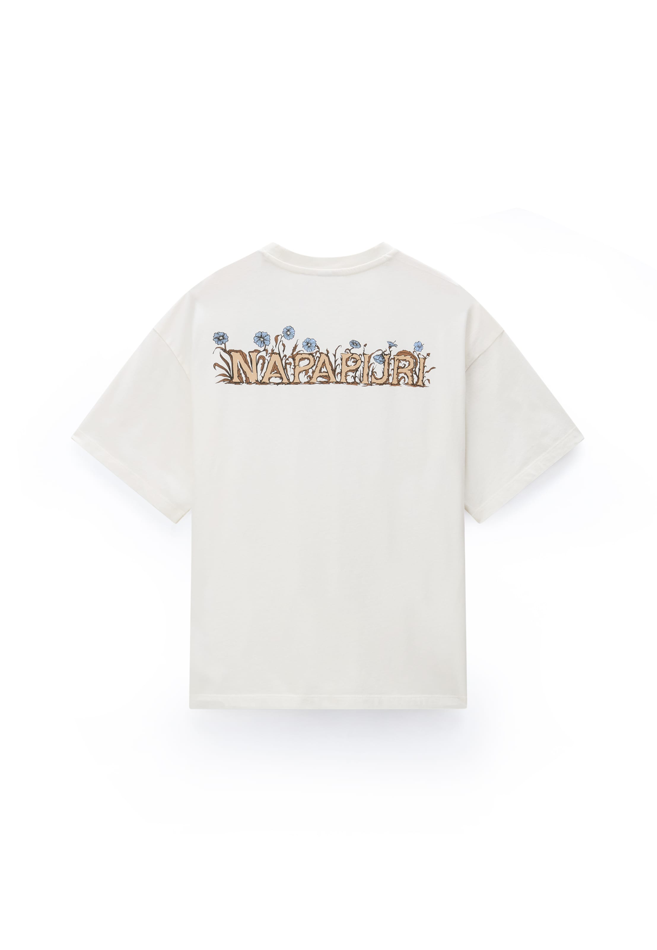 T-shirt 'S-HYTTE' NAPAPIJRI en blanc
