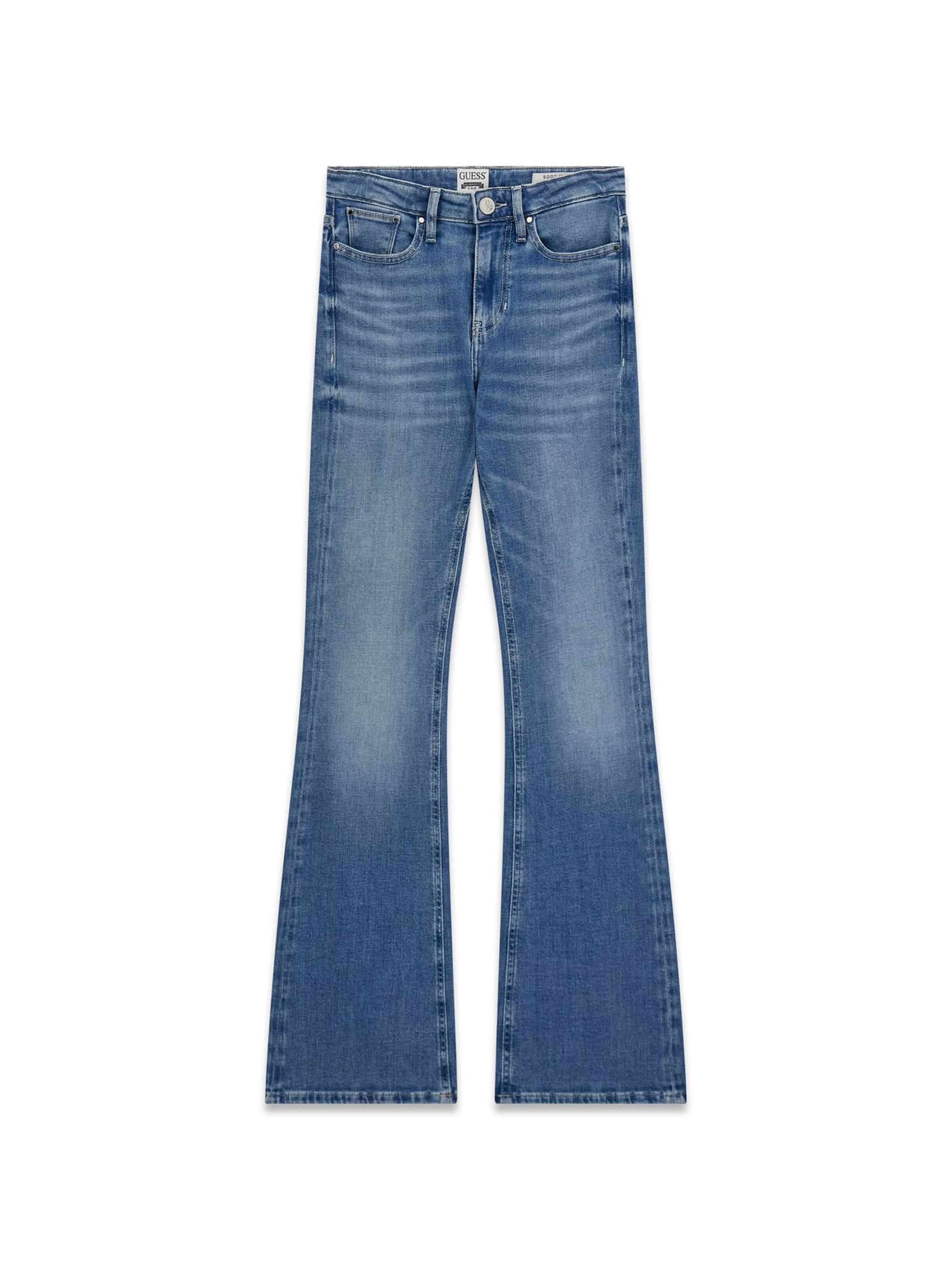GUESS Flared Jeans 'Sexy' in Blau: Vorderseite