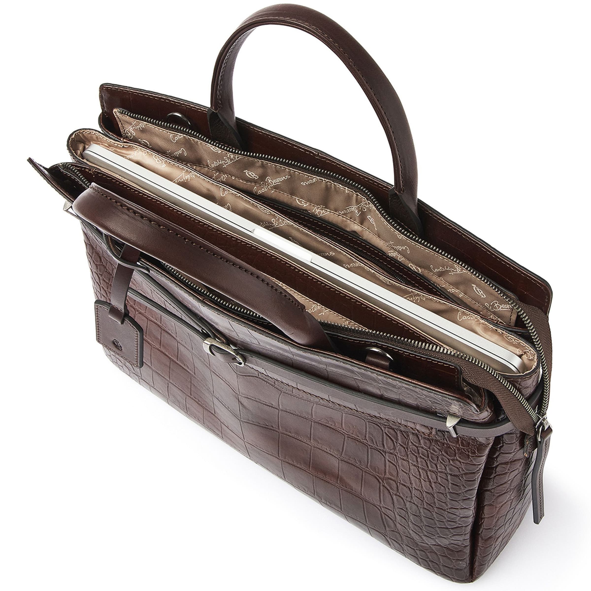 Shopper di Castelijn & Beerens in marrone